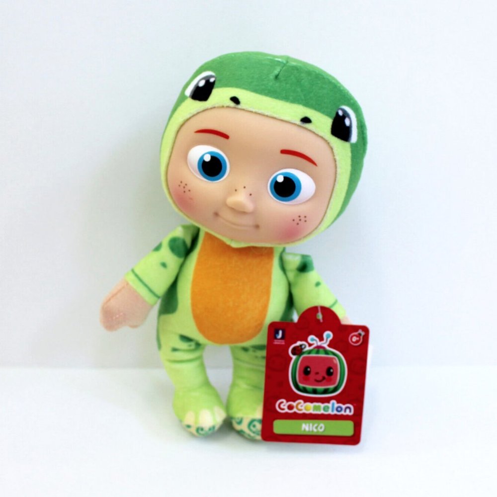 Cocomelon Nico Dino Plush Stuffed Toy 9"